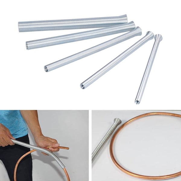 5Pcs Bender Spring Flexible Curved Tube Set Bending Accessories for Copper Aluminum Pipe