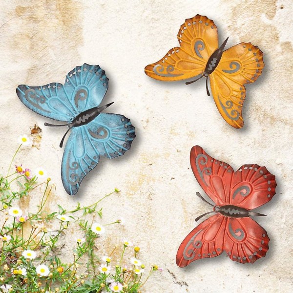 Metal Butterfly Wall Art