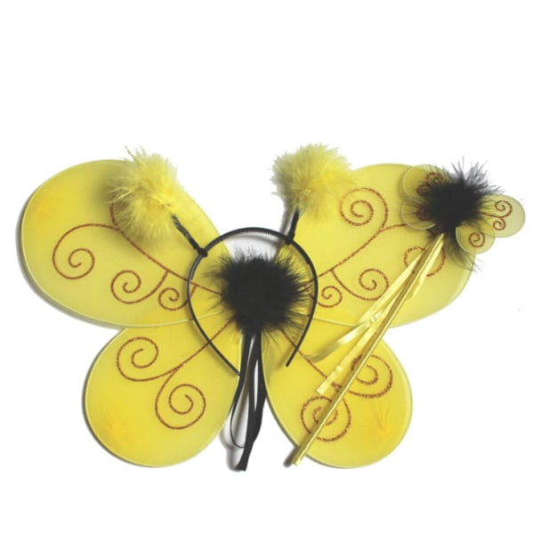 Humlebivinger & pandebånd gul, sort