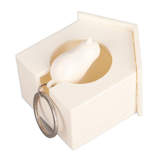 Fuglehus Nøgleholder Mini Fuglerede Nøglering Anti-tabt Nøgleholder til Hjemmet