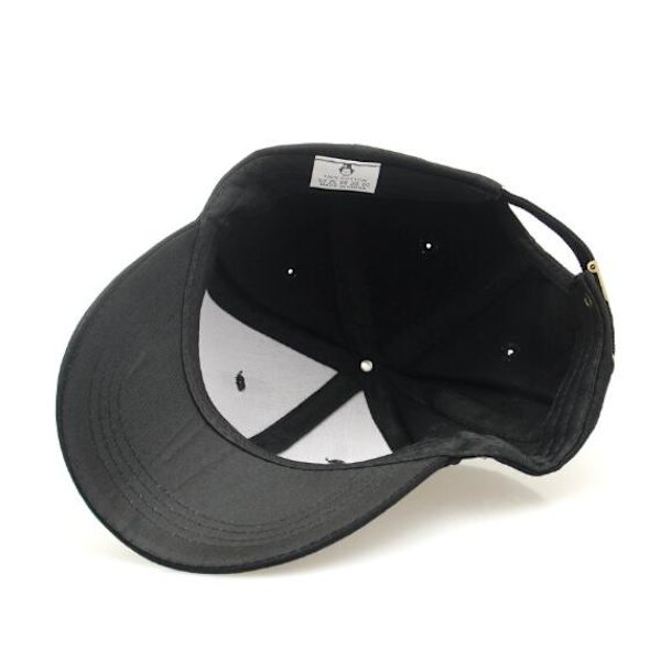 anti Social Social Club\" Side Embroidered Letter Curved Eaves Peaked Cap Adjustable Baseball Cap