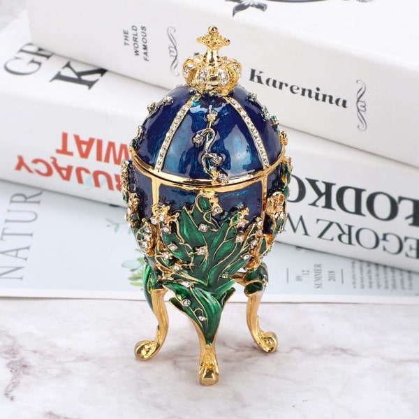 Oeuf Fabergé, Fabergé Egg Boite Oeuf Fabergé Peint à La Mai