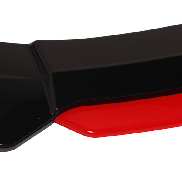 6 st Front Bumper Lip Separator med Röd Front Lip Glans Svart Bumper Lip Diffuser Splitter Universal för Accord Civic