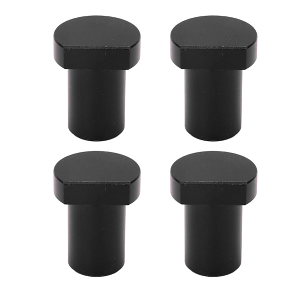 4 stk. Bench Dogs 19mm Diameter Arbejdsbænk Peg Aluminium Legering Høj Styrke Træbearbejdning Desktop Stop Tenon Sort