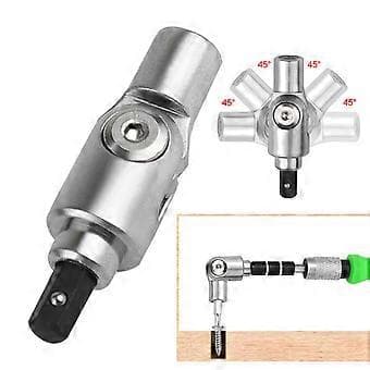 Svingbart Bitsholder Fleksibel Magnetisk Skrutrekker Bitsholder Hex Hurtigutløserholder Drivguide Skruebor Tip