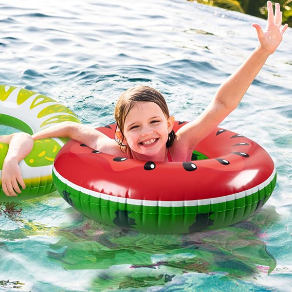 Watermelon Pool Floats Summer Fruit -puhallettavat uimarenkaat