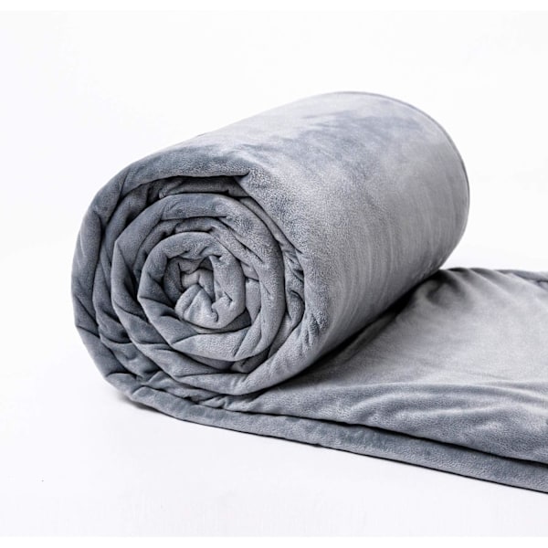 Premium Örngott för Tyngdtäcke, 7,7 kg Plysch Mikrofiber, Bomullstyg utan Lim för Kulstabilitet, Lättskött