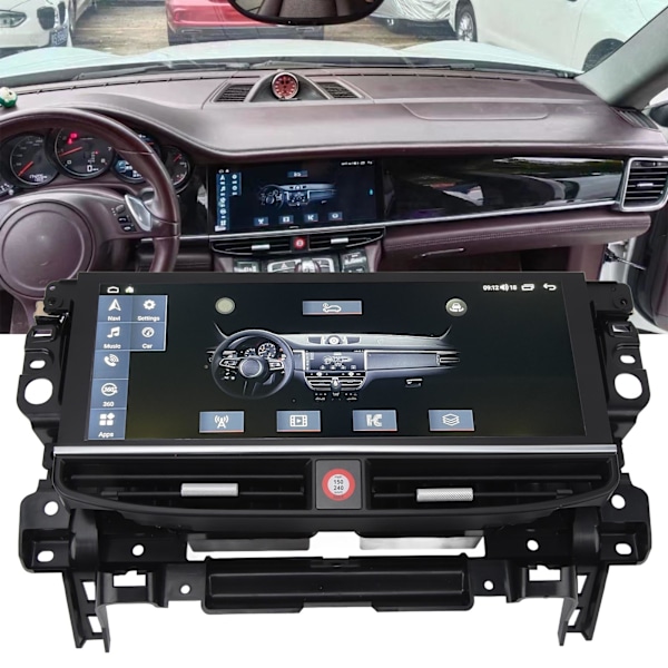 Bilstereo Radio GPS Navigation 12.3in Touchscreen Trådløs Carplay Support 360 Panoramisk Billede til Panamera 970 LHD 6+128G