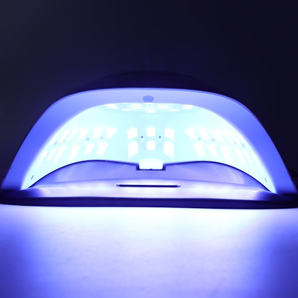 90W Ammattimainen LED UV-geelilakka-kuivauslamppu Muodikkaat kynsien kovetuslaitteet 100-240V Kulta EU-pistoke