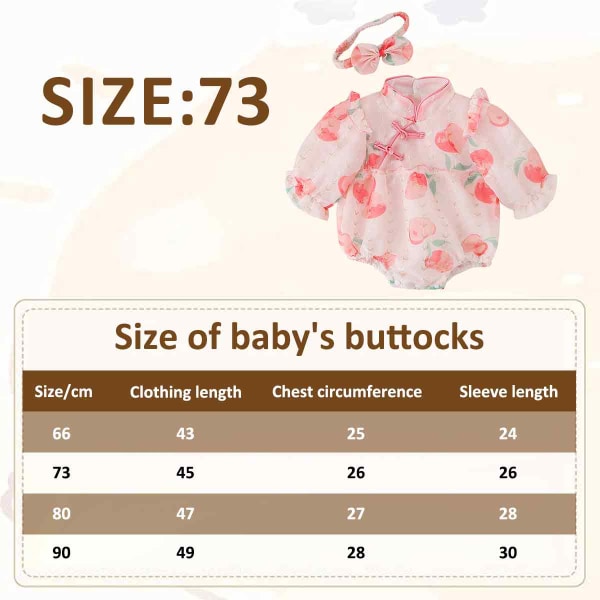 1 cute peach baby baby baby Fanny coat spring and autumn clothes