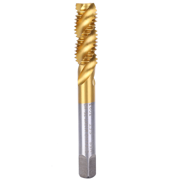 M12x1,75 mm Spiralfräst Tap, Snabbstål, Praktiskt Skruvtapborrverktyg