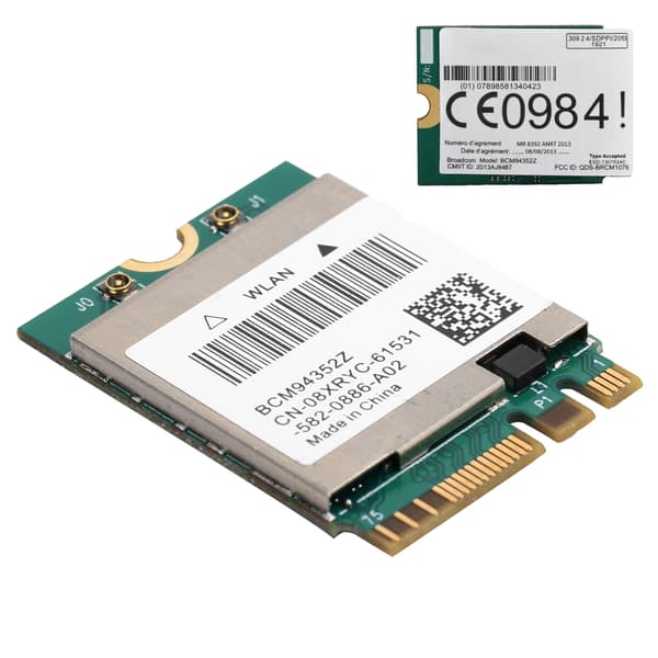 WiFi-adapter til bærbar computer, Dual Band 802.11ac netværkskort med Bluetooth 4.0, NGFF M.2 trådløst LAN-modul højhastigheds internetforbindelse, opgradering