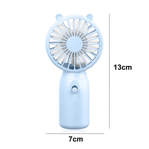 Bärbar fläkt - batteridriven, sval och sval när du är på språng.