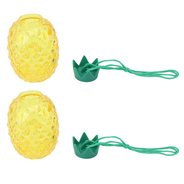 2-pack Getingsfälla för Getingar, Effektiv Fångst, Miljövänlig, Mångsidig, Ananasformad, för Trädgårdar, Jordbruk, Fruktodlingar, Camping