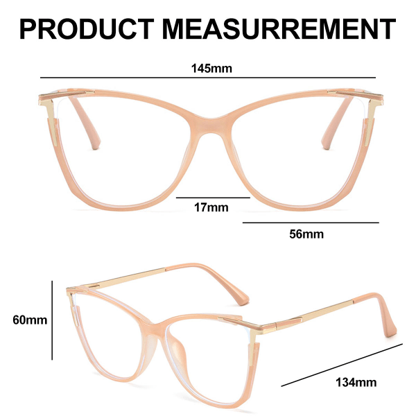 European and American personality cat-eye large-frame trendy gla