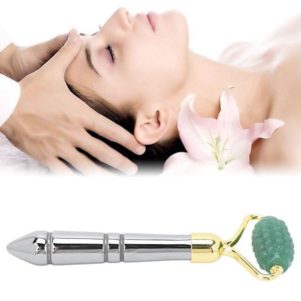 Terahertz Sten Ansiktsrulle Massager Bärbar Facial Beauty Hudföryngrande Lyft Muskelavslappnande Massager