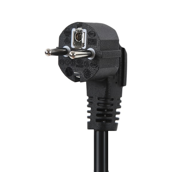 Sort EV-lader 16A Bærbar Elbil-lader EU-stik 110V‑250V til de fleste elbiler