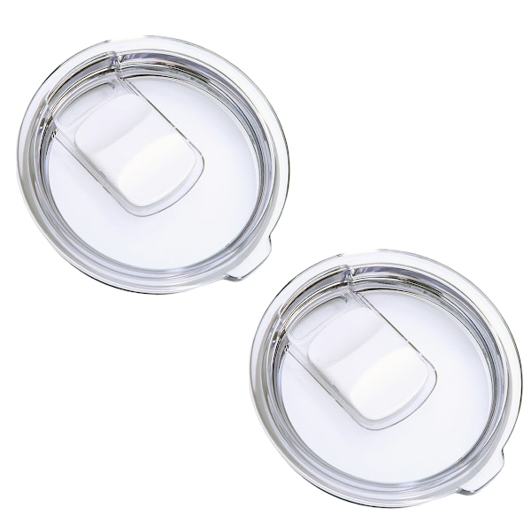 2-pakks 20 oz Magnetiske Erstatningslokk for 20 oz Tumbler, 16 oz Pints, 10/24 oz Mugg, 10 oz White
