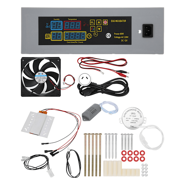 HTMC‑7 DIY Mini-hautomo lämpötilan säätö ja automaattinen munankääntäjä Digitaalinen siipikarjan hautomo 220V AU-pistoke