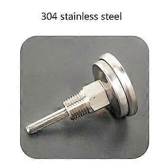 1/4 NPT Gevind Samling Termometer -10-100℃/0-220ºF Temperaturmåler 1.4\" Rustfrit Termometer til Kedel Tekande Kedel