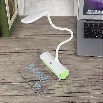 Dæmpbar Touch Sensor LED Lampe USB Skrivebordslampe med Beskedtavle Grøn
