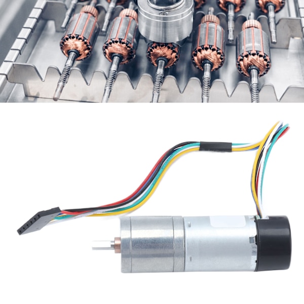 25GA DC-vaihteistoinen moottori, sinkkiseos, kestävä, pölytiivis, vakaa nopeudenvaihteisto, DIY-moottori, robottimalli, 170RPM