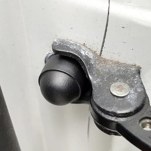 M10 Kronmutter för 17mm Nyckel, Antracit, 50 Stycken, Hålplugg
