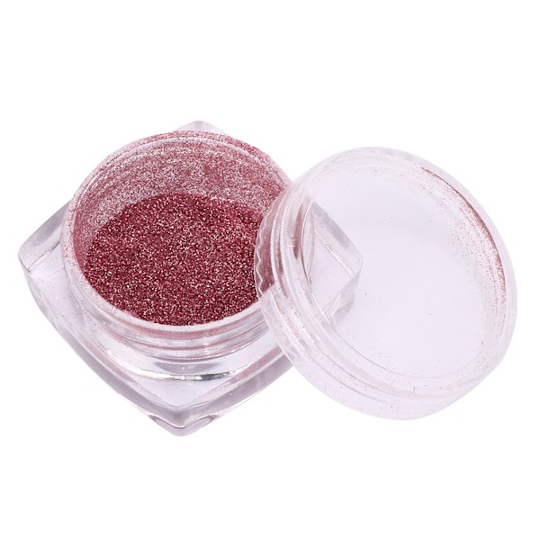 6 st 0,5 g Nagelfärgspulver Nageldekorering Glitter Pigment för Nagelsalong TCL-05
