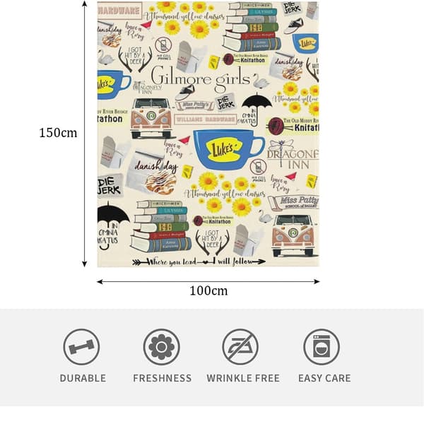 Blød Microfleece Tæppe Let og Hyggeligt, til Senge/Sofa/Couch/Picnic/Camping/Rejsetæppe
