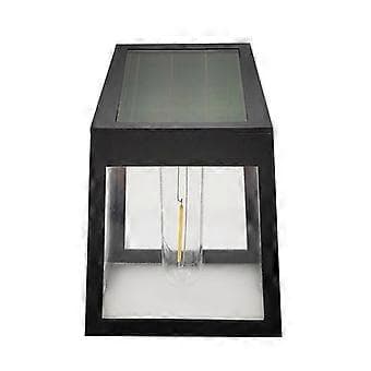2 stk Solcellelampe ABS Skall Vanntett Wolfram Filament Automatisk Sol Utendørs Lys