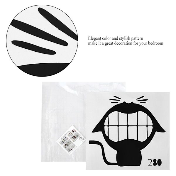 5 st Roliga Toalettstickers Märke Skylt Påminnelse Badrumsdekoration (B)