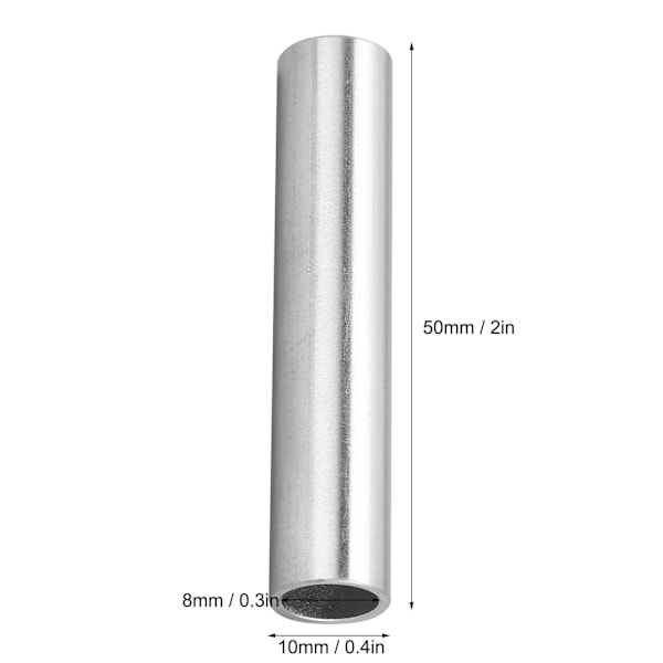 10 st Aluminiumrör Runda Raka Rör Robotstödsverktyg Dia 10mm 6100-0810-0050