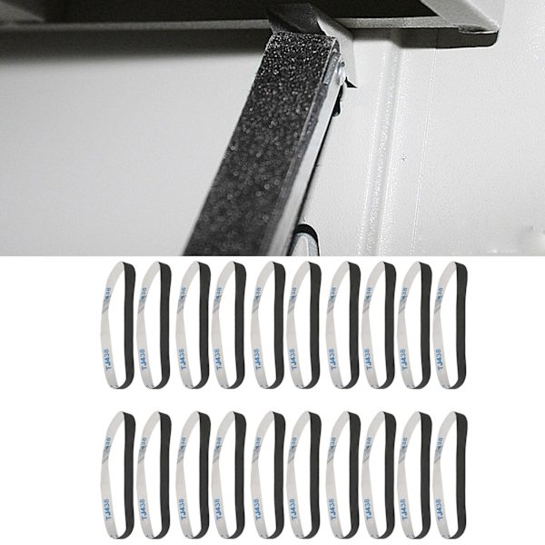 20 st Slipband Abrasiv Slippapper Rullar Metall Slipning Polering Avfasning Verktyg 100#