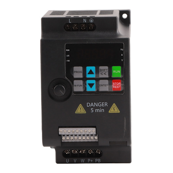 SKI780‑2D2G‑1 Mini VFD Frekvensomformare Inverter 1‑fas 220V till 3‑fas 220V (220VAC 2,2kW)