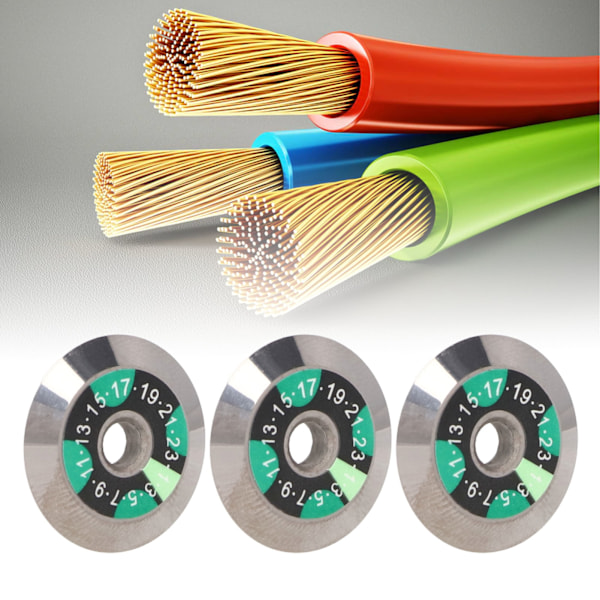 5 stk Optiske Fiber Kløverblad 20mm Diameter 4mm ID Ultrafint Wolfram Stål Høy Hardhet Optisk Kabel Kutterblad