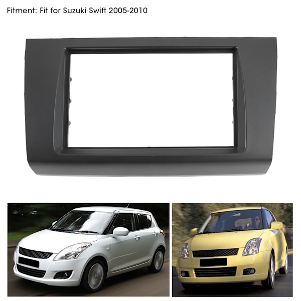 Auton keskikonsolin äänentoisto- ja DVD-navigointikehyksen sovitin Suzuki Swiftille 2005‑2010
