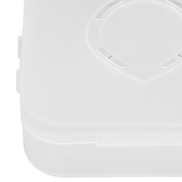 5 stk. Pudderpuf Opbevaringsboks Holder Transparent Hvid Åndbar Støvfri Makeup Puf Beholder Etui