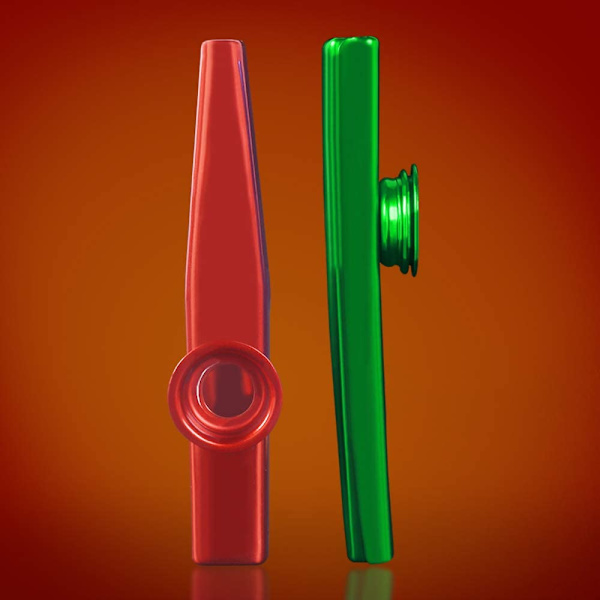12 stk. Metal Kazoo Instrument Metal Kazoo Kazoo Membran