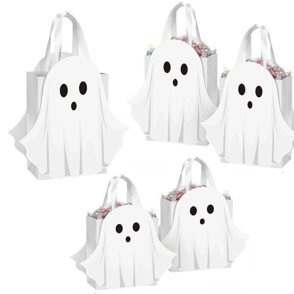 5-pack Halloween godispåsar, små spöktotepåsar, spököverraskningspåsar 5pcs