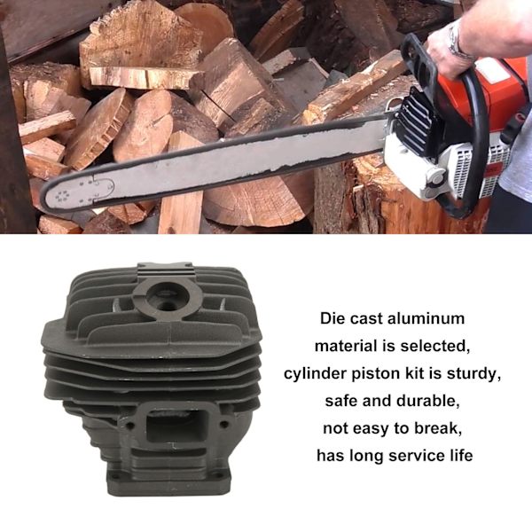 50mm Cylinder Stempelpakningssæt Støbt Aluminium 1128 020 1227 til STIHL MS440 044 Motorsav