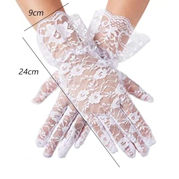 Sommer blonder hansker for damer elegante korte hansker bryllup stor middag