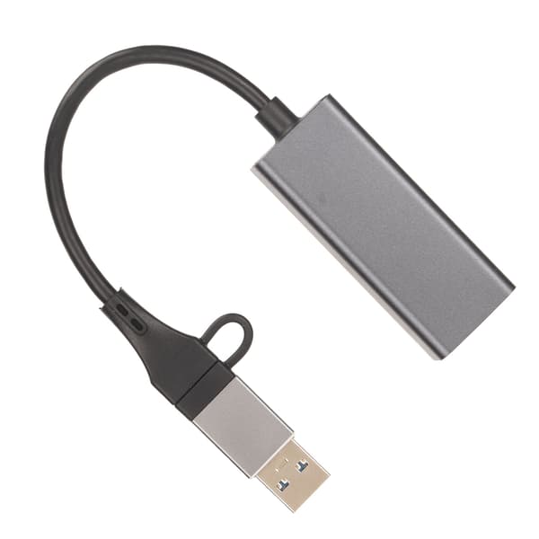 Hyper Speed USB 3.0 Hub til lynhurtige dataoverførsler, Plug and Play Ethernet-adapter til problemfri tilslutning