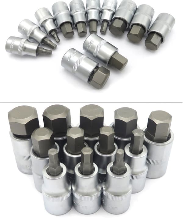 Tamper Proof Security Torx Star Bit Socket for presisjonsarbeid, kromvanadiumstålsokler med speilkromfinish som sikrer holdbarhet og