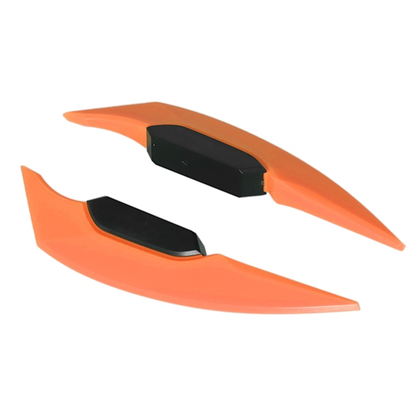 1 Par Motorcykel Side Winglet Aerodynamisk Vinge Spoiler Universal til Motorcykel Elektriske Cykler Orange