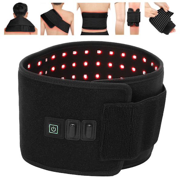 Store LED Røde Lys Puder til Smertelindring Bærbar Infrarød Lys Terapi Enheder Wrap 110‑240VEU Stik