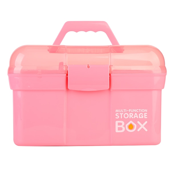 Dobbeltlags Manikyr Neglekunst Værktøj Neglelak Tørrer Opbevaringsboks Organizer Container Etui