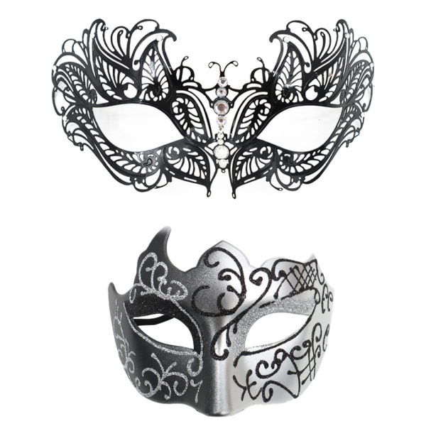 One Pair Couple's Gorgeous Masquerade Masks sexy Eye mask Party