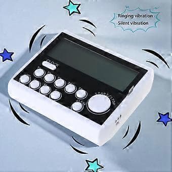 Multifunktionell 5-kanals matlagningstimer med stor display & magnetisk fästning, mångsidig digital timer, enkel att använda