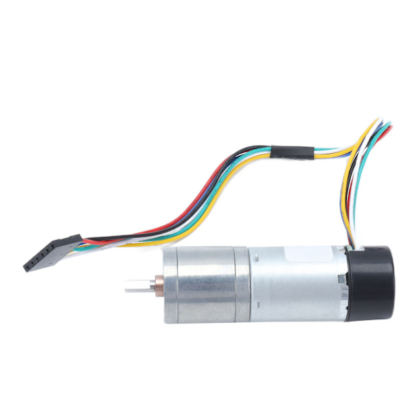 25GA DC-vaihteistoinen moottori Sinkkiseos Kestävä Pölytiivis Vakaa Nopeudenvaihteisto Moottori DIY-moottorille Robotti Malli 1360RPM