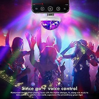 Natlamper Multifunktionel Holdbar Led Dj Lys Universal D6 Mini Usb Diskolamper